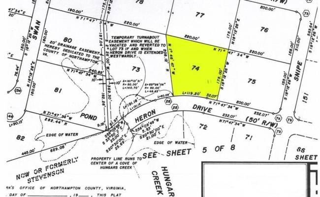 Lot 74 Heron Drive, Northampton County, VA 23405