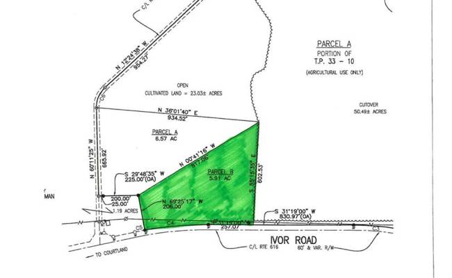 5+AC Ivor Road, Southampton County, VA 23866
