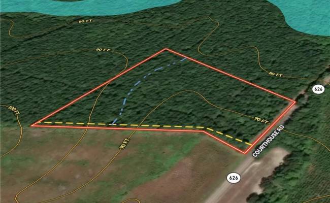 8.06ac Courthouse Road, Sussex County, VA 23890