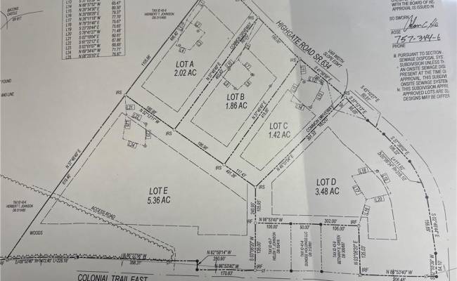 5.36AC Colonial Trail, Surry County, VA 23883